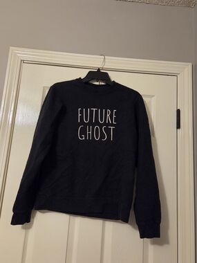Future Ghost Black Graphic Sweatshirt